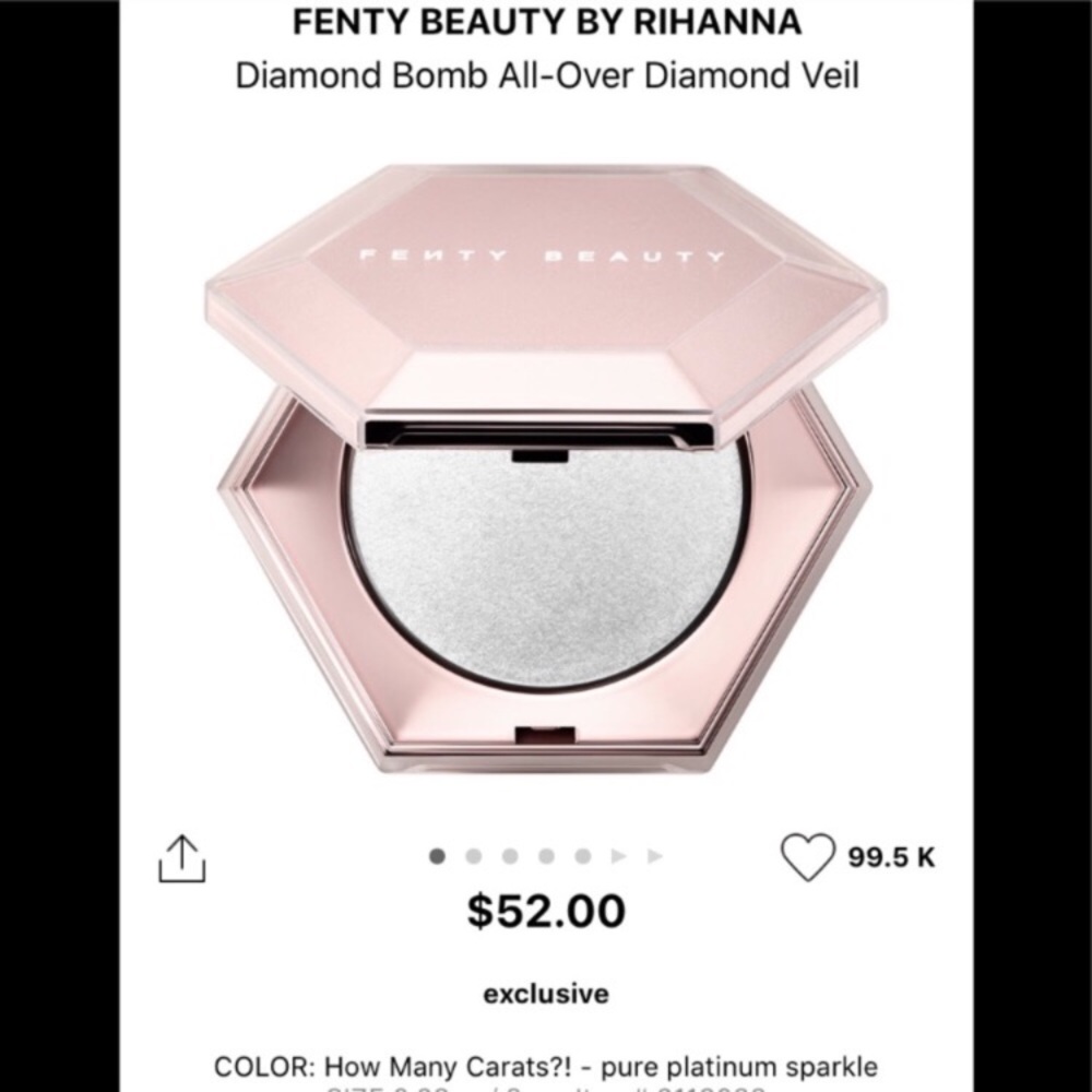 Fenty - Diamond Bomb All-Over Diamond Veil